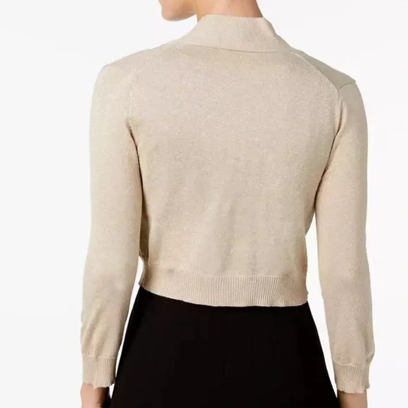 Calvin Klein Glitter Shrug Cardigan - Picture 2 of 7